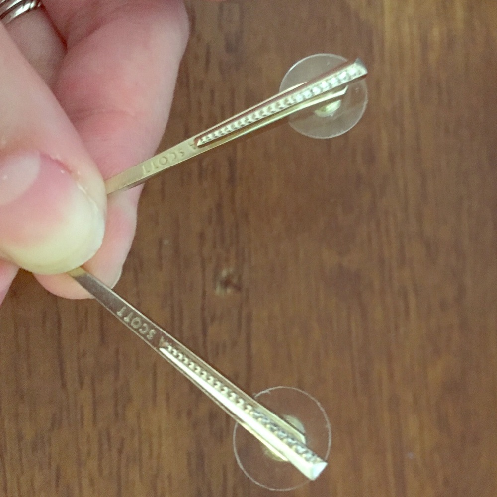 Kendra Scott Halsey Ear Jackets in Gold